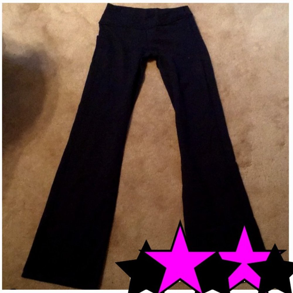 Black Lululemon size 4 pants